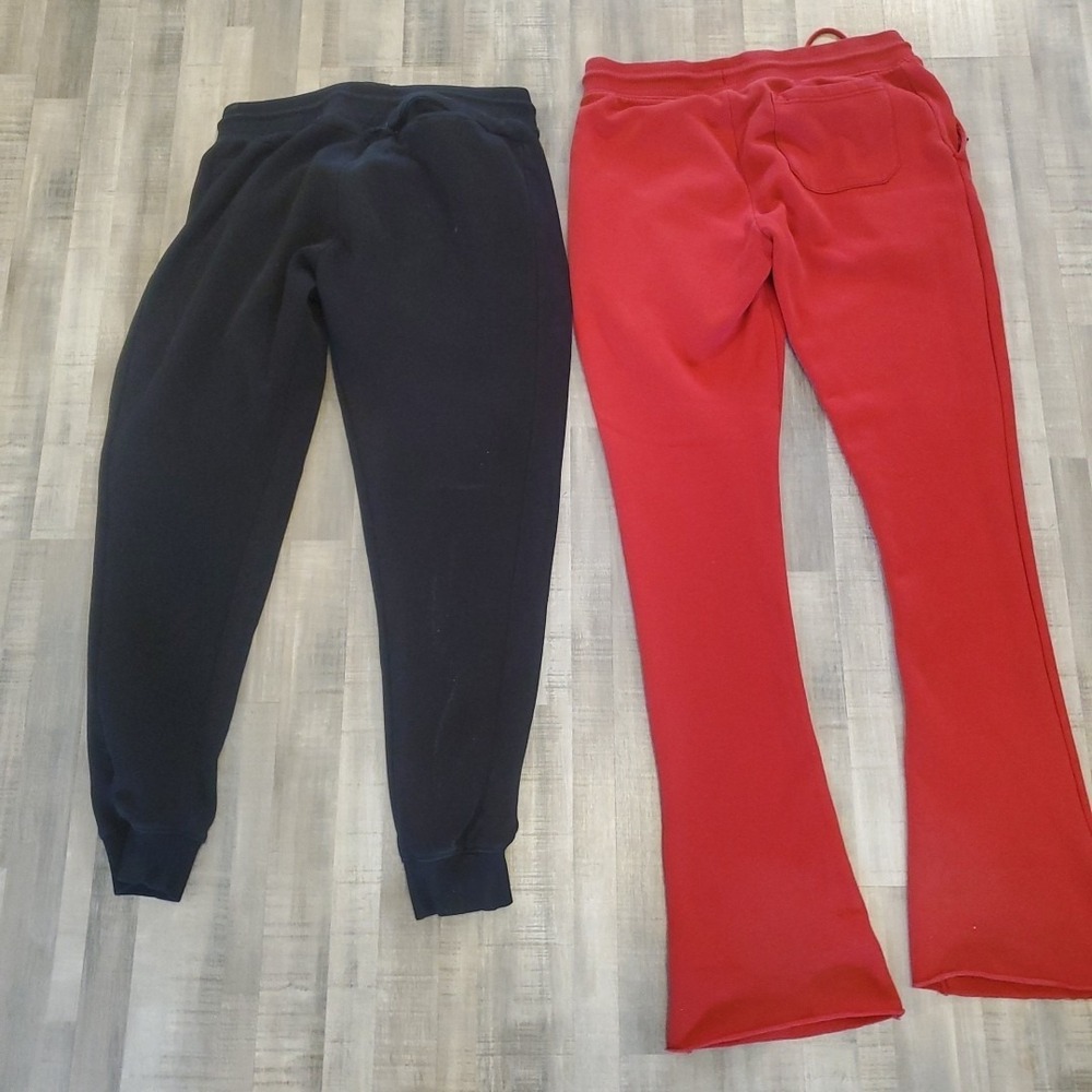 JC Jordan Craig Legacy Ed Men's Sweatpants Joggers Black Red L Streetwear lot - Picture 9 of 14
